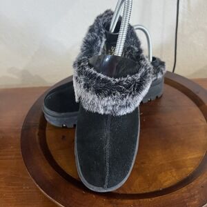 Sketchers Y2K 45703 Faux‎ Fur Mules Jammer Fortress Slide Clogs Shoes - Womens 8